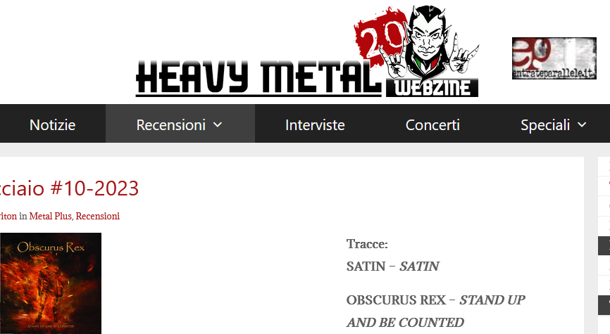 Heavy Metal Webzine: One more 